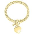 Heart Charm Bracelet - Assorted Colors by DailySale