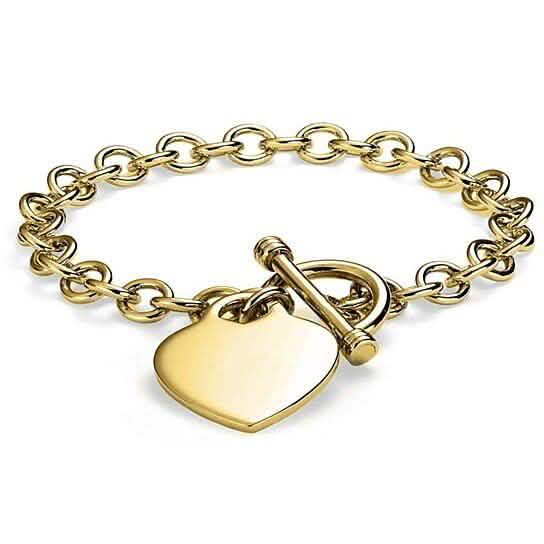 Heart Charm Toggle Bracelet by DailySale