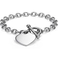 Heart Charm Toggle Bracelet by DailySale