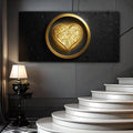 Heart Eclipse Wall Art by Tailored Canvases