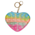 Heart Push Pop Pouch with Zipper by DailySale