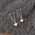 Heart-Shaped Dangle Earrings by DailySale