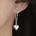 Heart-Shaped Dangle Earrings by DailySale