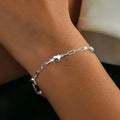Heart-Shaped S925 Silver Bracelet by DailySale