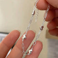 Heart-Shaped S925 Silver Bracelet by DailySale