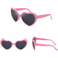 Heart Shaped Sunglasses EDM Festival Light Changing Eyewear Heart Effect by DailySale