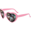 Heart Shaped Sunglasses EDM Festival Light Changing Eyewear Heart Effect by DailySale