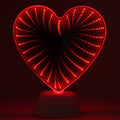Hearth and Haven Laser Night Light Desktop Decorative Infinity Mirror by DailySale