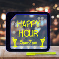Hearth & Haven Florescent LED Marker Message Board by DailySale