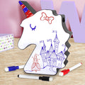 Hearth & Haven Unicorn Led Light Up White Board Decorative Message Sign by DailySale