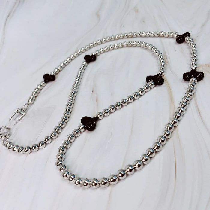 Hearts And Beads Crossbody Phone Lanyard by Ellisonyoung.com