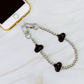 Hearts And Beads Phone Wrist Lanyard by Ellisonyoung.com