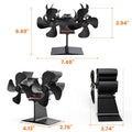 Heat Powered Wood Stove Fan by DailySale