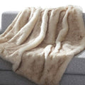 Heavy Faux Fur Throw Blanket – Assorted Styles by DailySale