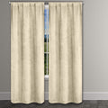 Heavy Suede Embossed Textured Blackout Thermal Window Curtain Pair Panel by DailySale