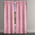 Heavy Suede Embossed Textured Blackout Thermal Window Curtain Pair Panel by DailySale