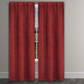 Heavy Suede Embossed Textured Blackout Thermal Window Curtain Pair Panel by DailySale