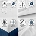 Heavyweight Zippered Waterproof and Bed-Bug Proof Vinyl Mattress Cover Protector by DailySale