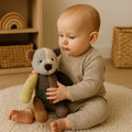 Wool Knit Buddy | Dee the Patchwork Bear by Finn + Emma