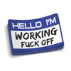 Hello Hard Hat Decal