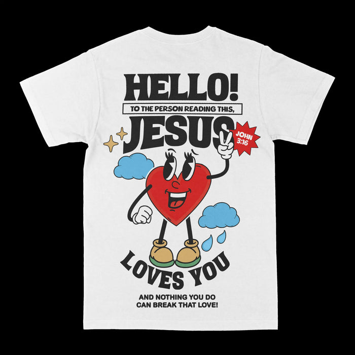Hello Jesus Graphic Tee by Obsessed with graphic tees