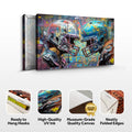 Helmet Clash - Sport Wall Art by Tailored Canvases