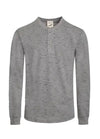 Henley Long Sleeve T-Shirt - Grey