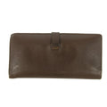 Hermes Brown Leather Long Wallet #5179 by Bolt Boutique