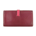 Hermes Burgundy Leather Bearn Soufflet Wallet #3397 by Bolt Boutique