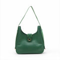 Hermès Courchevel Tsako Green One Handle Shoulder Bag #3753 by Bolt Boutique
