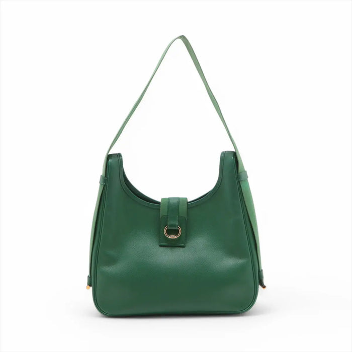 Hermès Courchevel Tsako Green One Handle Shoulder Bag #3753 by Bolt Boutique