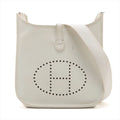 Hermès Evelyne 29/PM Veau Epsom White Silver Metal Fittings □L: 2008 by Bolt Boutique