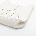 Hermès Evelyne 29/PM Veau Epsom White Silver Metal Fittings □L: 2008 by Bolt Boutique