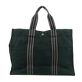 Hermes Fourre Toout Canvas Black Tote #5236 by Bolt Boutique