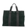 Hermes Fourre Toout Canvas Black Tote #5236 by Bolt Boutique