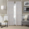 2-Piece Set: Hexagon Strié Window Curtain Panel Pair by DailySale