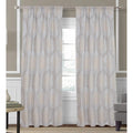 2-Piece Set: Hexagon Strié Window Curtain Panel Pair by DailySale