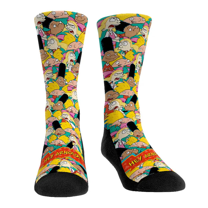 Hey Arnold - Stacked Characters by Rock 'Em Socks