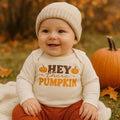 graphic bodysuit | hey there pumpkin (long sleeve) by Finn + Emma