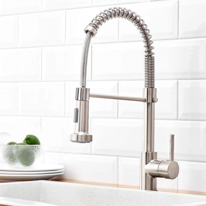 High Arc Spring Kitchen Sink Faucet by DailySale