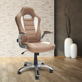 High Back Executive Sport Race Office Chair With Flip-up Arms by DailySale