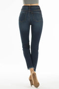 High Rise 5 Button Distressed Knee by Boutique 23