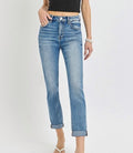 Haven High Rise Ankle Skinny Role Up Jeans by Boutique 23