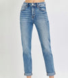 Haven High Rise Ankle Skinny Role Up Jeans