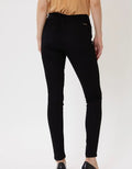 High Rise Basic Ankle Skinny Jeans - Black by Boutique 23