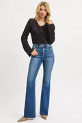 High Rise Flare Jeans by Boutique 23