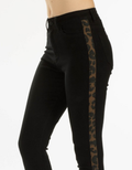 High Rise Leopard Striped Jean by Boutique 23