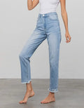 High Rise Premium Girlfriend Jeans - Medium by Boutique 23