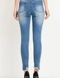 High Waist Skinny with Color Tape by Boutique 23