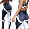 High-Waisted Honeycomb Design Ruched Workouts Fitness Yoga Gym Leggings Pants